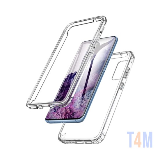 Capa de Silicone com Cantos Duras para Samsung S20 FE Transparente